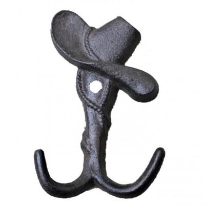 G056 - CAST IRON HAT HOOKS